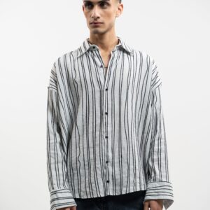 Chain Stitch Button-down | BLK Vogue