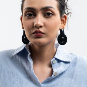 Reverse Textured Button-down | BLK Vogue